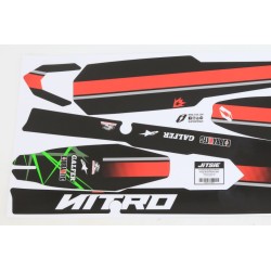 Autocollant garde boue AV/AR JITSIE VERTIGO 2022 Busto