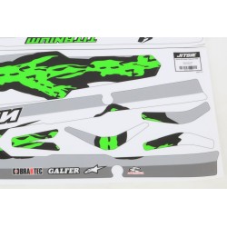 Kit deco JITSIE VERTIGO 2022 Titanium R adaptable