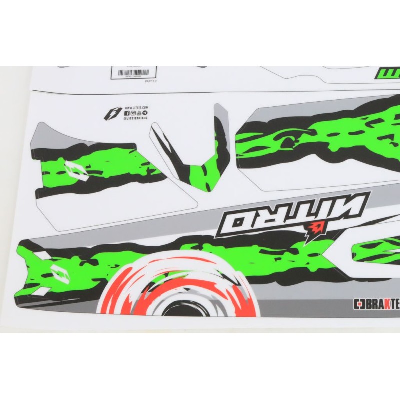 Kit deco JITSIE VERTIGO 2022 Titanium R adaptable