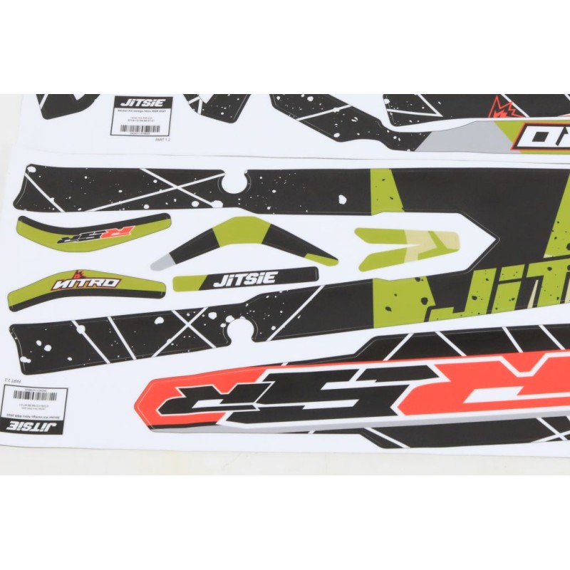 Kit deco JITSIE VERTIGO 2023 Nitro RSR adaptable
