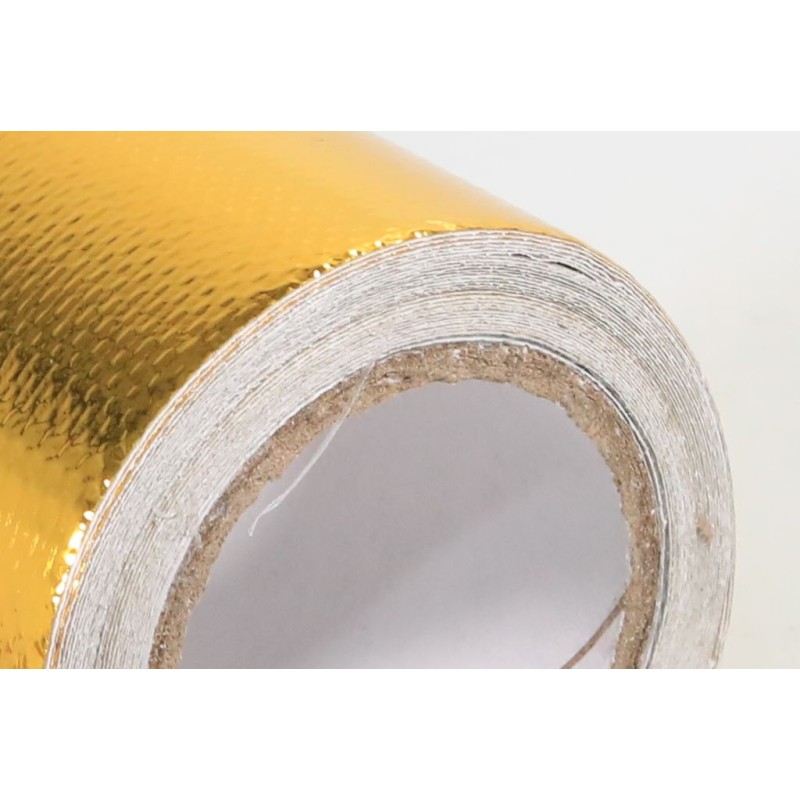 Autocolant protection thermique JITSIE alu 5mx5cm or