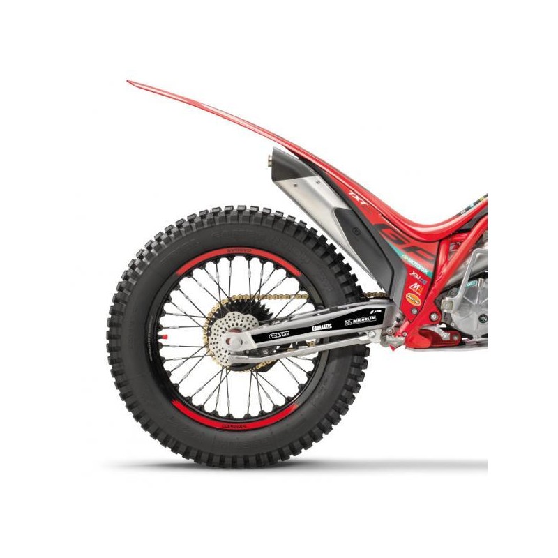Autocollant bras oscillant GASGAS JITSIE 2023-2025 noir/blanc Michelin