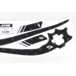 Autocollant cadre JITSIE BETA 2026 Sincro noir