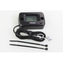 Compteur d'heure de roulage JITSIE moto trial noir