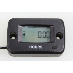 Compteur d'heure de roulage JITSIE moto trial noir
