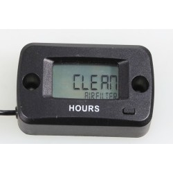 Compteur d'heure de roulage JITSIE moto trial noir