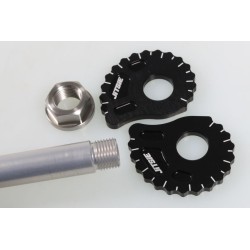 Axe roue AR 17mm complet JITSIE BETA 2009-2025