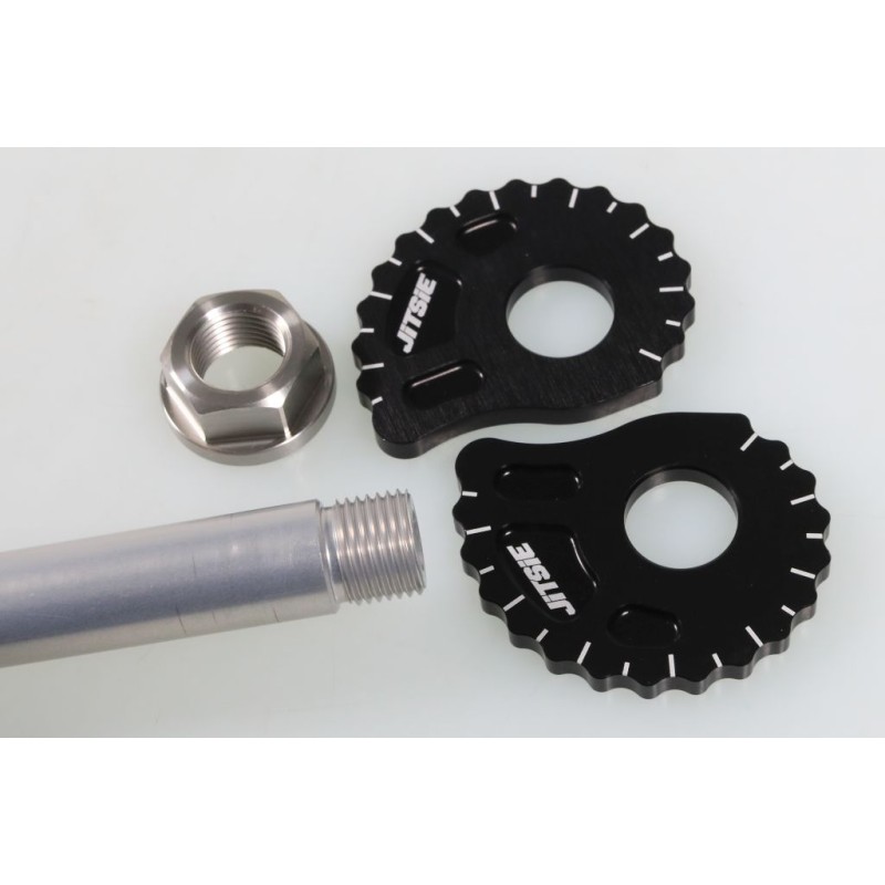 Axe roue AR 17mm complet JITSIE BETA 2009-2025