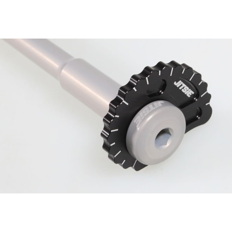 Axe roue AR 17mm complet JITSIE GASGAS 2002-2014