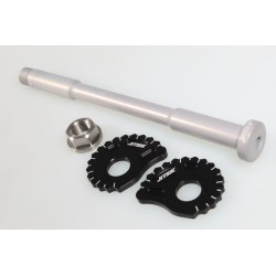 Axe roue AR 17mm complet JITSIE GASGAS 2002-2014