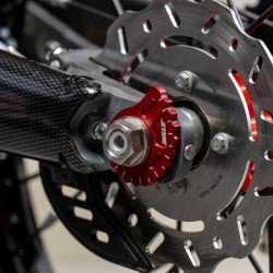 Ecrou axe roue arriere JITSIE Race acier inoxydable