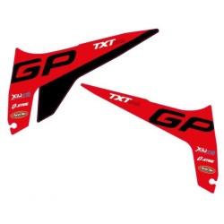 Autocollant boitier filtre JITSIE GASGAS 2023-2025 GP rouge/noir