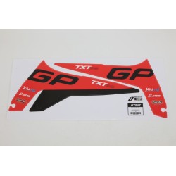Autocollant boitier filtre JITSIE GASGAS 2023-2025 GP rouge/noir