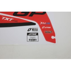 Autocollant boitier filtre JITSIE GASGAS 2023-2025 GP rouge/noir