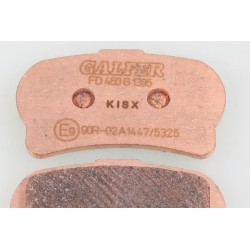 Plaquettes frein AV type 460 GALFER G1395 métal frittée