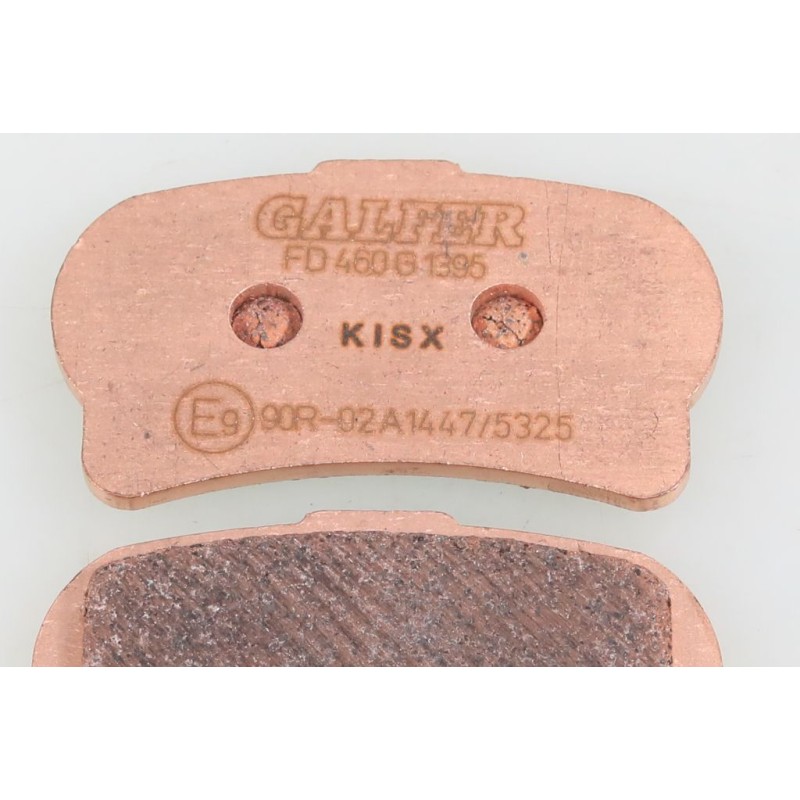 Plaquettes frein AV type 460 GALFER G1395 métal frittée