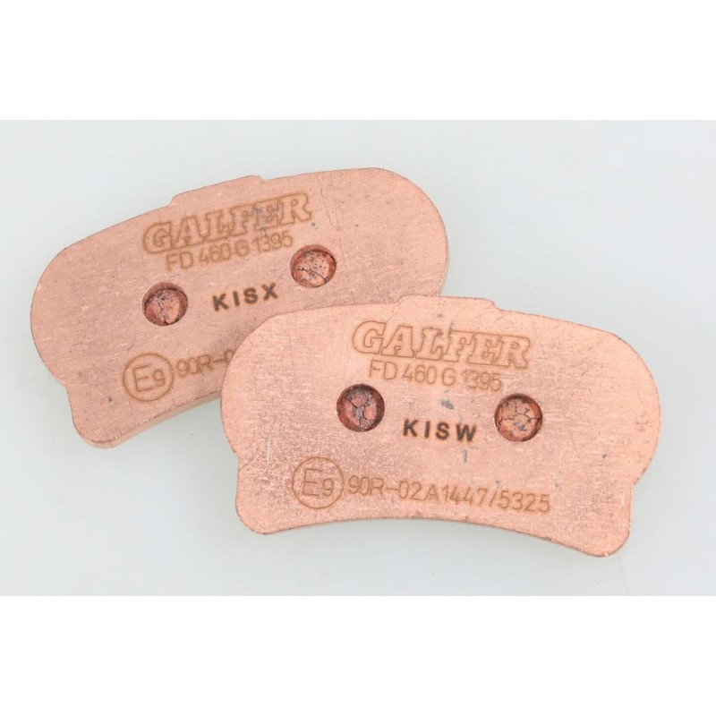 Plaquettes frein AV type 460 GALFER G1395 métal frittée