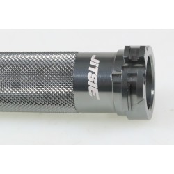 Tube poignée gaz DOMINO Aluminium seul tirage court gris