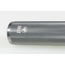 Tube poignée gaz DOMINO Aluminium seul tirage court gris