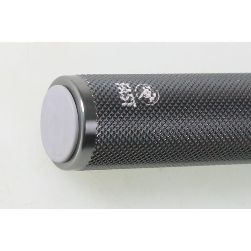 Tube poignée gaz DOMINO Aluminium seul tirage court gris