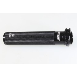 Tube poignée gaz DOMINO Aluminium seul tirage long noir