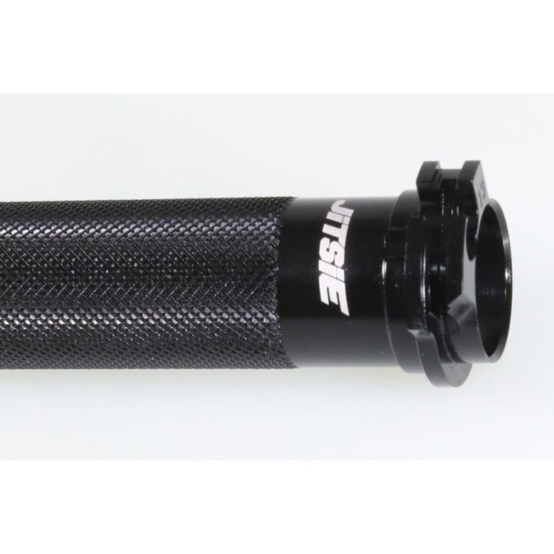 Tube poignée gaz DOMINO Aluminium seul tirage long noir