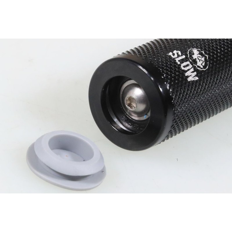 Tube poignée gaz DOMINO Aluminium seul tirage long noir