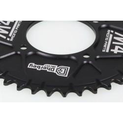 Couronne 4 trous fermée M4/DHERBEY noir
