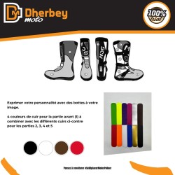 Bottes MOS personnalisables sur mesure avec broderie
