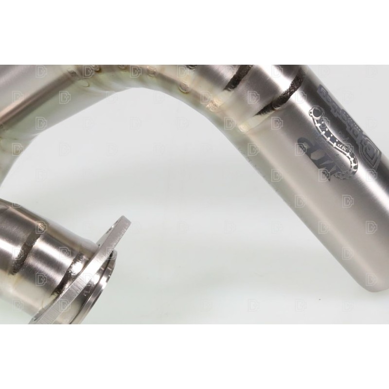 Coude échappement MP DESIGN VERTIGO Nitro "Version GELABERT" titane