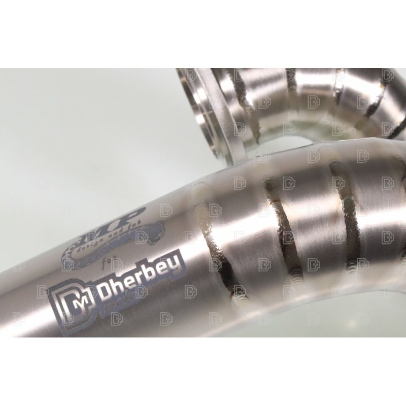 Coude échappement MP DESIGN VERTIGO Nitro "Version GELABERT" titane