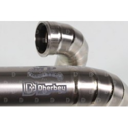 Coude échappement MP DESIGN VERTIGO Nitro "Version GELABERT" titane