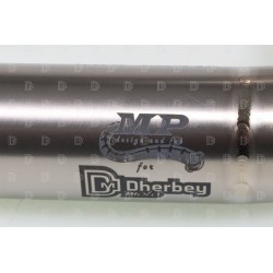 Coude échappement MP DESIGN VERTIGO Nitro "Version GELABERT" titane