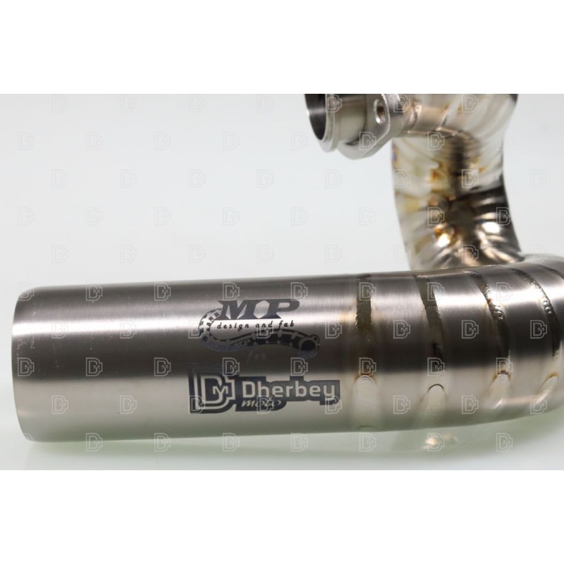 Coude échappement MP DESIGN VERTIGO Nitro titane court