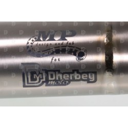 Coude échappement MP DESIGN VERTIGO Nitro titane court