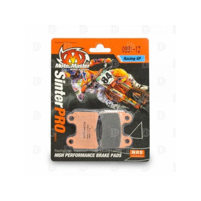 Plaquettes frein AR type 223 MOTO-MASTER métal frittée