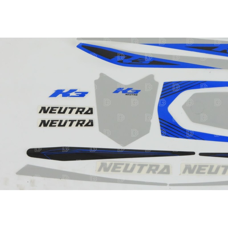 Kit autocollant NEUTRA 2025 K3 complet