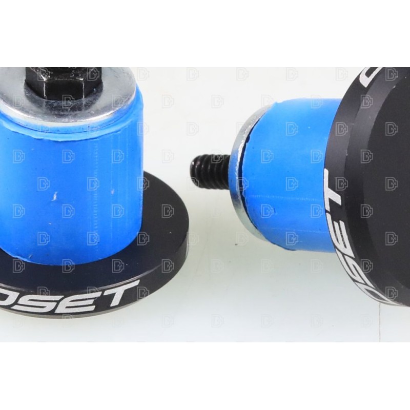 Embout guidon OSET TXP20 et TXP24 noir la paire
