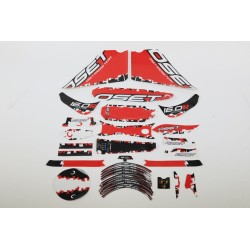 Kit autocollants OSET 2018-2021 16.0 R origine rouge