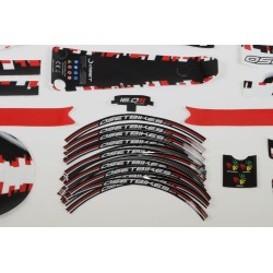 Kit autocollants OSET 2018-2021 16.0 R origine rouge