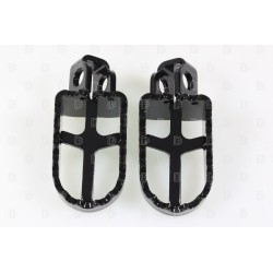 Repose pied acier OSET TXP20 et TXP24 noir la paire