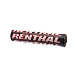 Mousse guidon standard RENTHAL noir/rouge