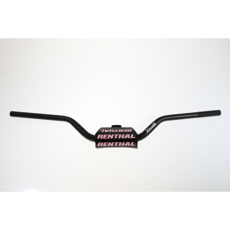 Guidon sans barre 28.6mm RENTHAL hauteur 6.0 pouces noir