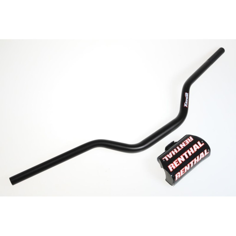 Guidon sans barre 28.6mm RENTHAL hauteur 6.0 pouces noir