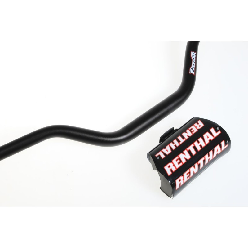Guidon sans barre 28.6mm RENTHAL hauteur 6.0 pouces noir