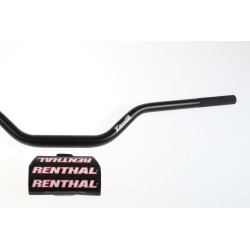 Guidon sans barre 28.6mm RENTHAL hauteur 6.0 pouces noir