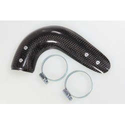 Protection coude échappement carbone S3 GASGAS TXT version courte