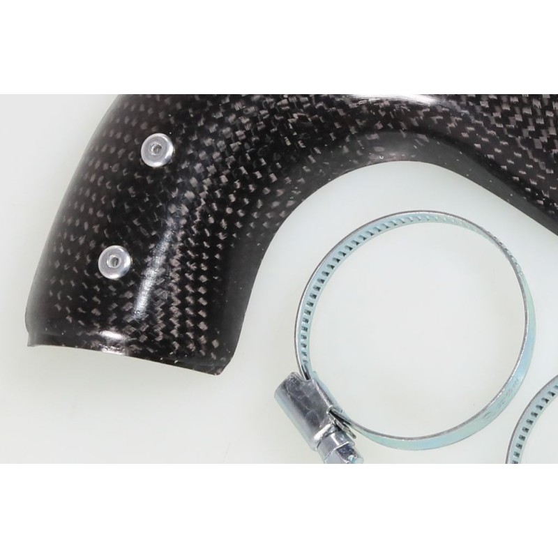 Protection coude échappement carbone S3 GASGAS TXT version courte