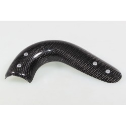 Protection coude échappement carbone S3 GASGAS TXT version courte