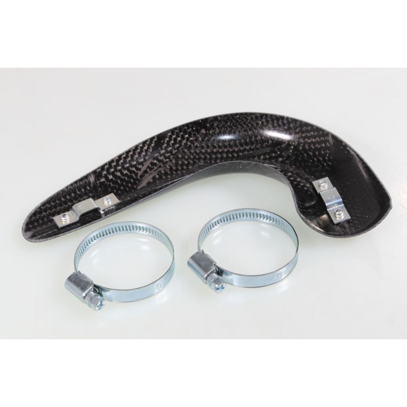 Protection coude échappement carbone S3 GASGAS TXT version courte